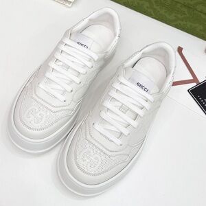 Gucci Women’s White Leather Sneakers - Clean Low-Top Trainer